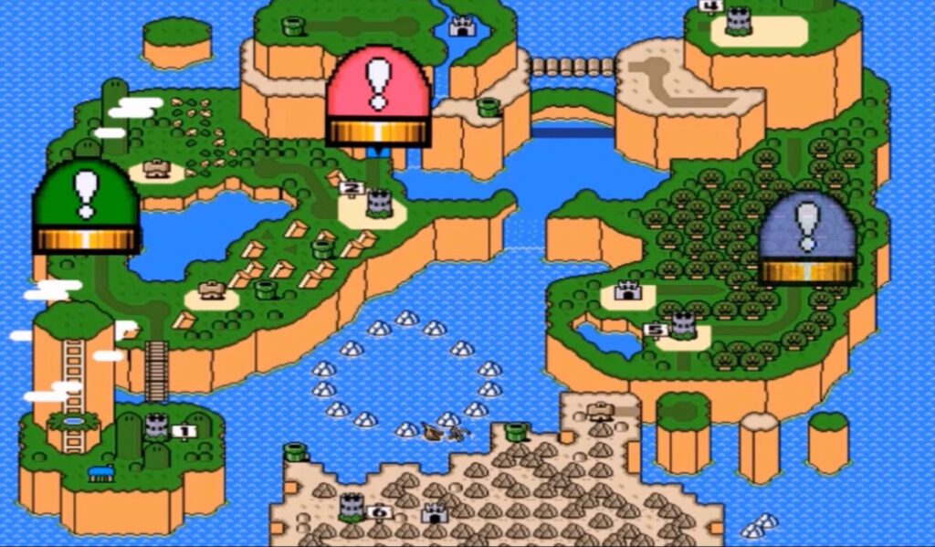 how to get the green switch in super mario world