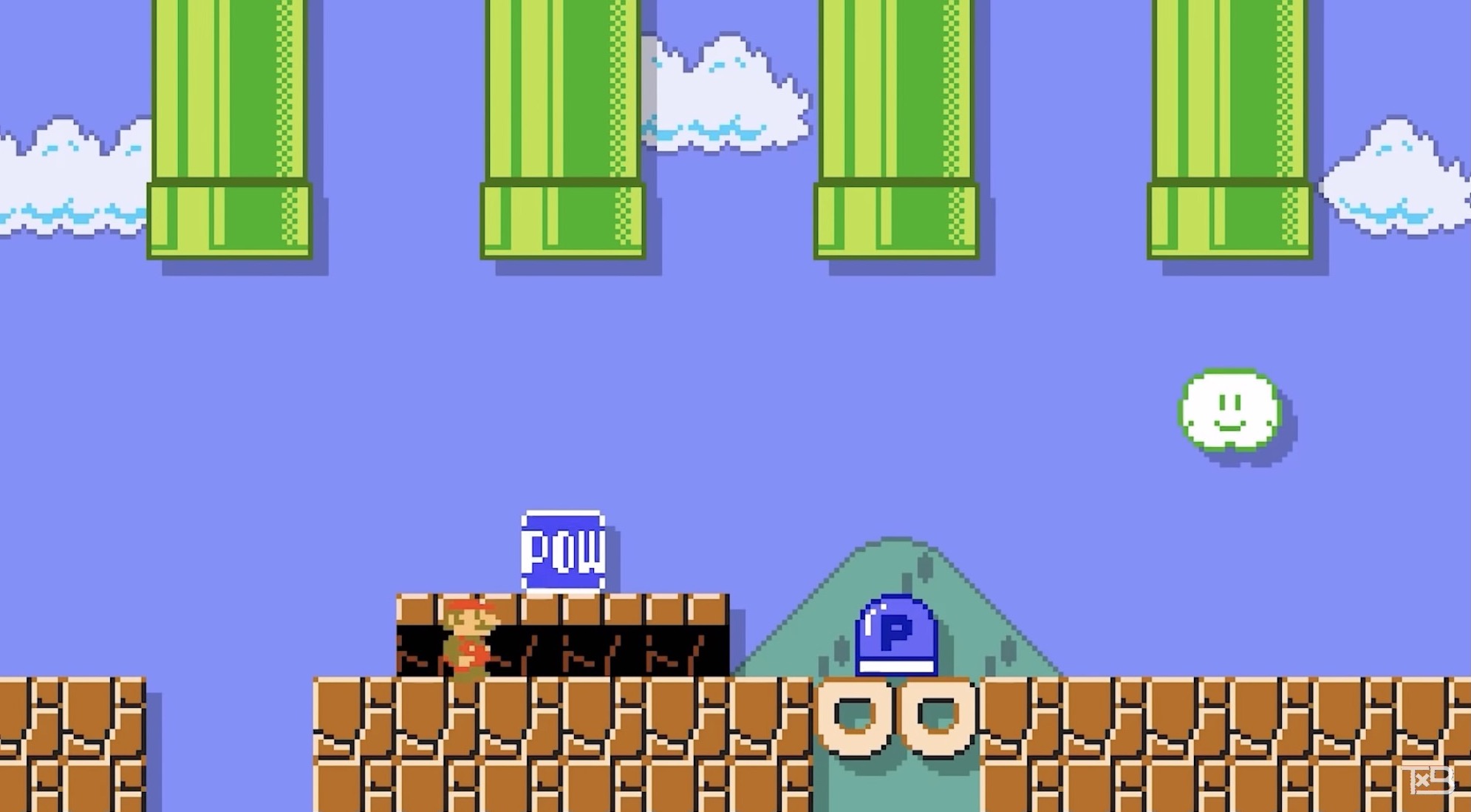 how to connect pipes in mario maker