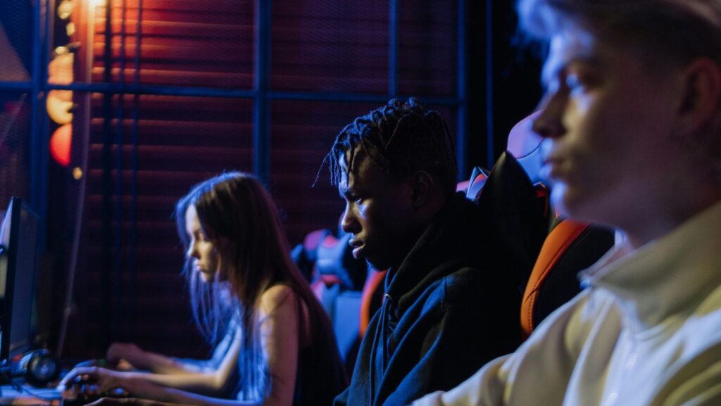 Gamers Playing Together