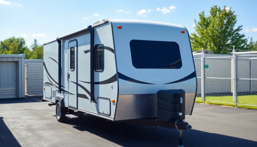 travel trailer storage